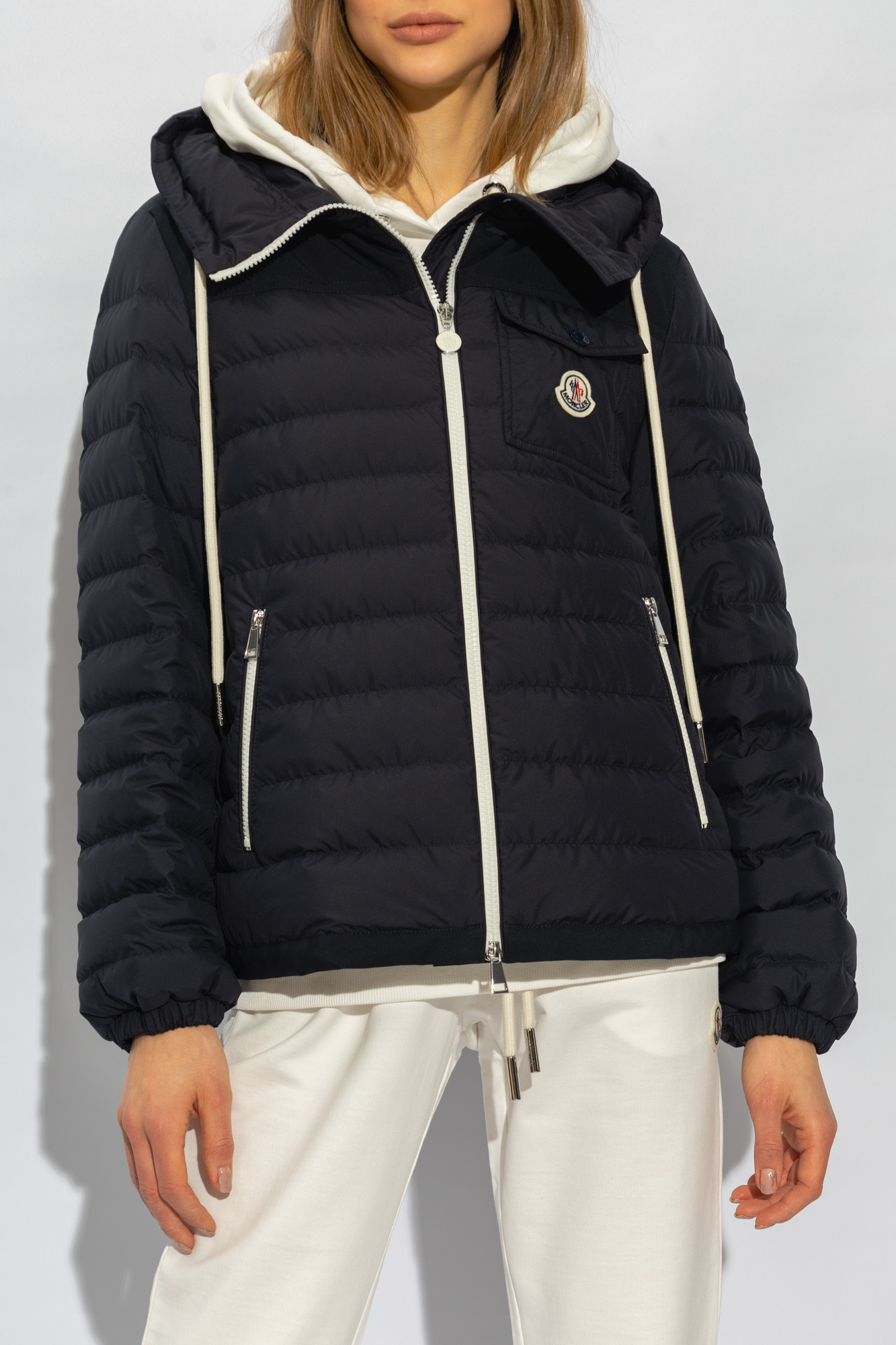 Moncler embroidered jacket on sale